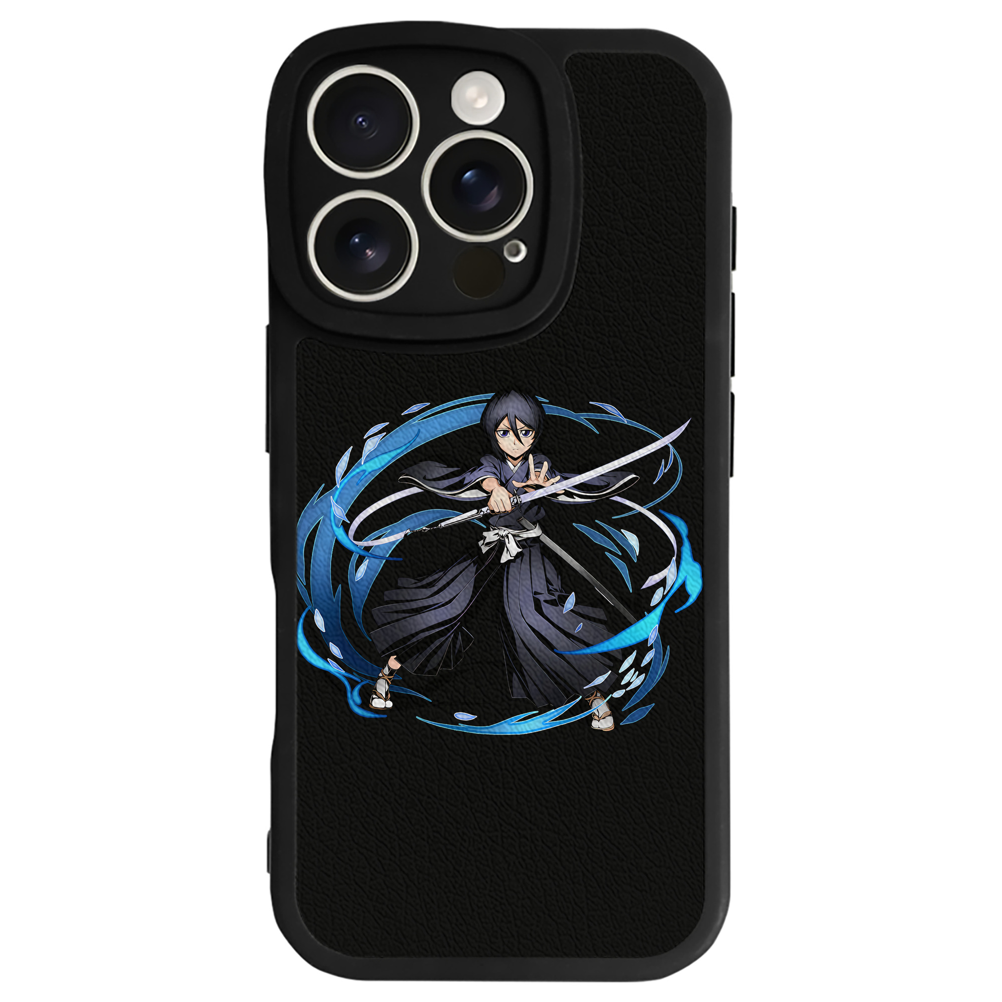 （画像用） ブリーチ 朽木ルキア BLEACH Kuchiki Rukia 【iPhone 16シリーズ対応】シリコンスマホケース（レザー調） 材質：シリコン